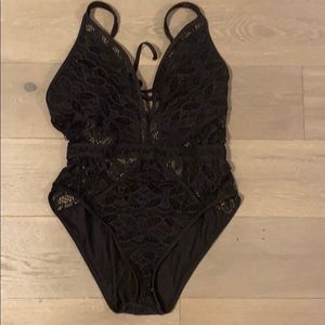 BECCA One Piece Lace Swimsuit